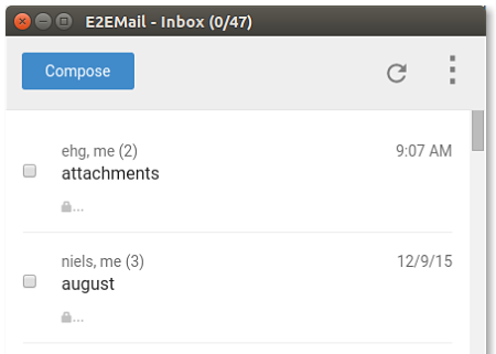 E2EMail
