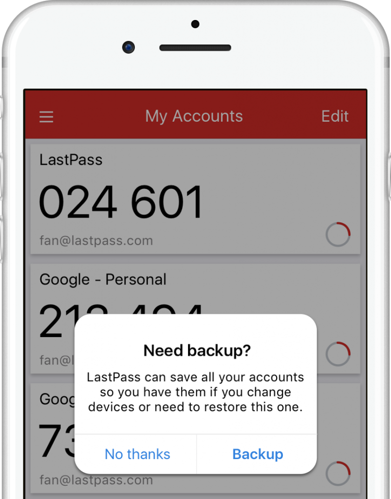 LastPass Cloud Backup
