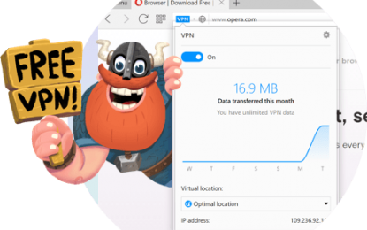 Opera Browser ora integra una (quasi) VPN gratis
