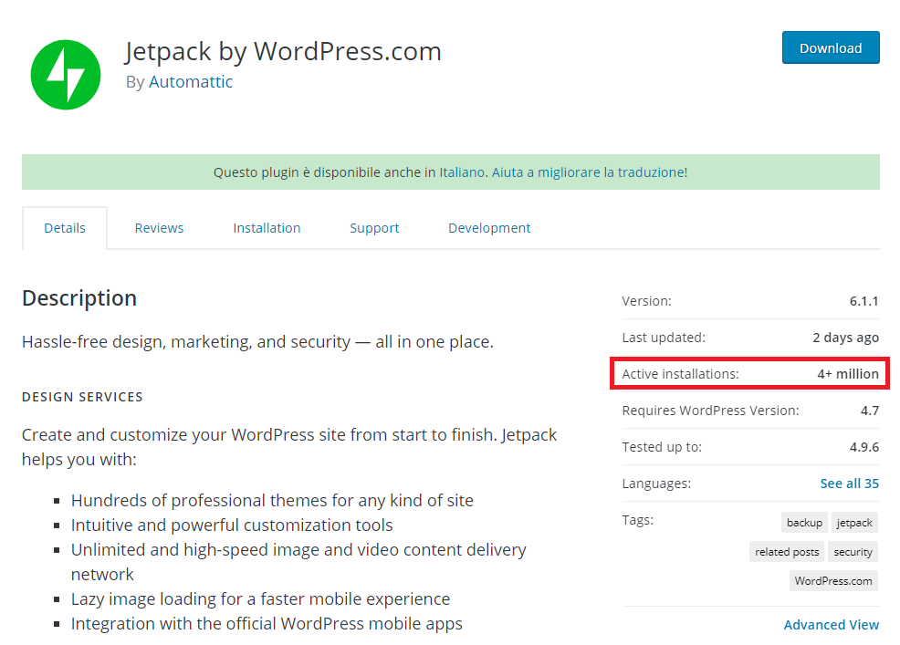 WordPress Jetpack