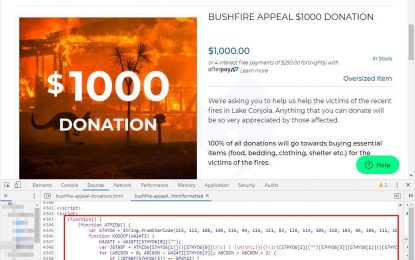 Australia: pirati attaccano un sito per la raccolta fondi contro gli incendi